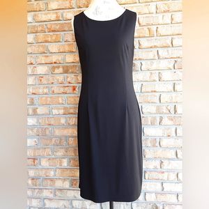 Joseph Ribkoff Black Sleeveless Cocktail Careerware Dress Size 10.
